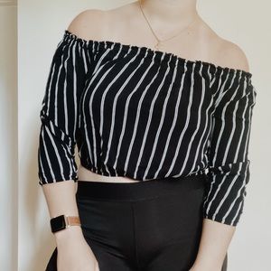 Brandy Melville Off the Shoulder Blouse